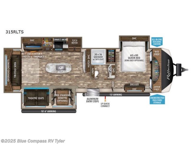 2019 Grand Design Reflection 315rlts Rv For Sale In Tyler Tx 75706 319304a Rvusa Com Classifieds