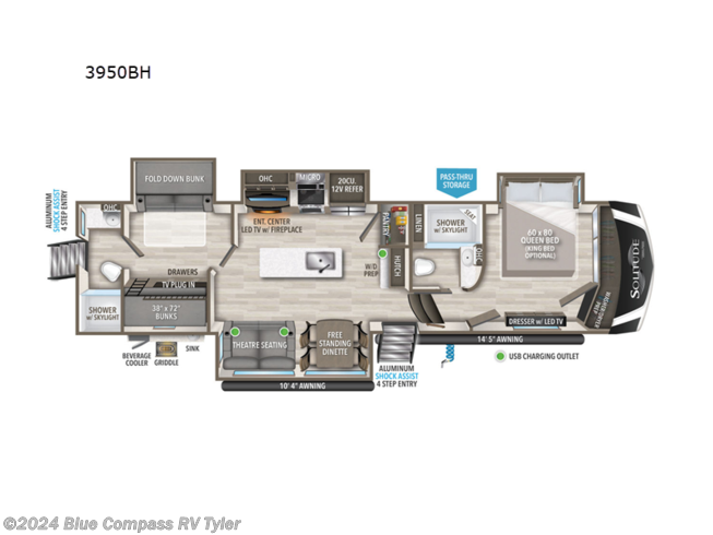 2023 Grand Design Solitude S-Class 3950BH - New Fifth Wheel For Sale by Blue Compass RV Tyler in Tyler, Texas
