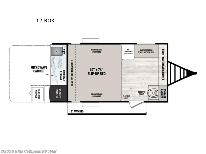 2025 Forest River Aurora ROK 12 ROK - New Travel Trailer For Sale by Blue Compass RV Tyler in Tyler, Texas