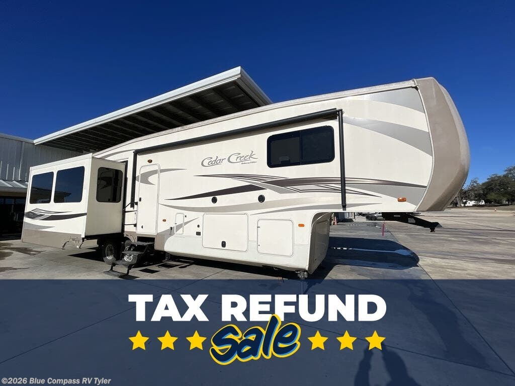 2016 Forest River Cedar Creek 38CK - Used Fifth Wheel For Sale by Blue Compass RV Tyler in Tyler, Texas features Slideout