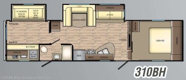 2018 CrossRoads Volante 310BH - Used Fifth Wheel For Sale by Blue Compass RV Tyler in Tyler, Texas