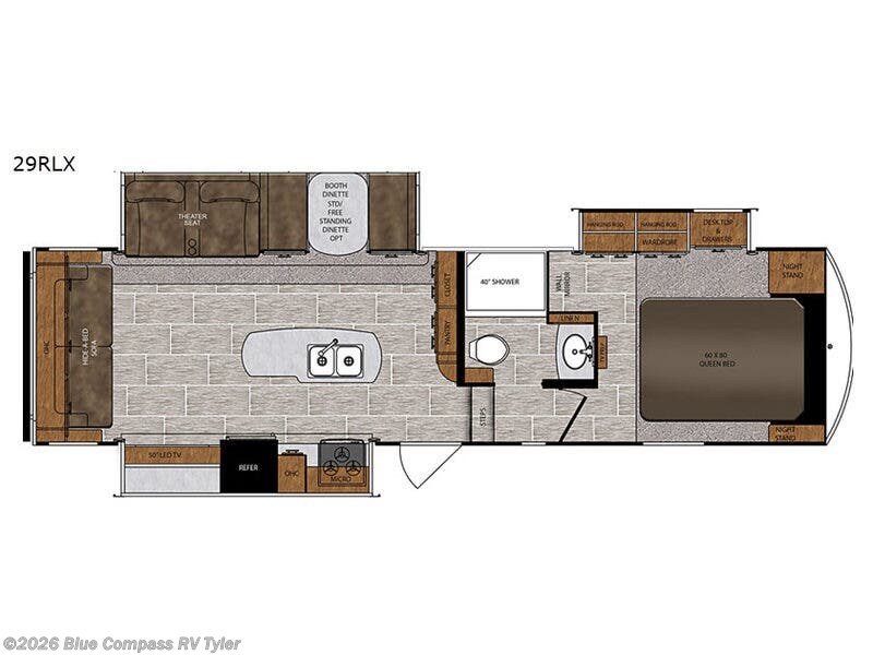 2018 Forest River Wildcat 29RLX - Used Fifth Wheel For Sale by Blue Compass RV Tyler in Tyler, Texas features Slideout