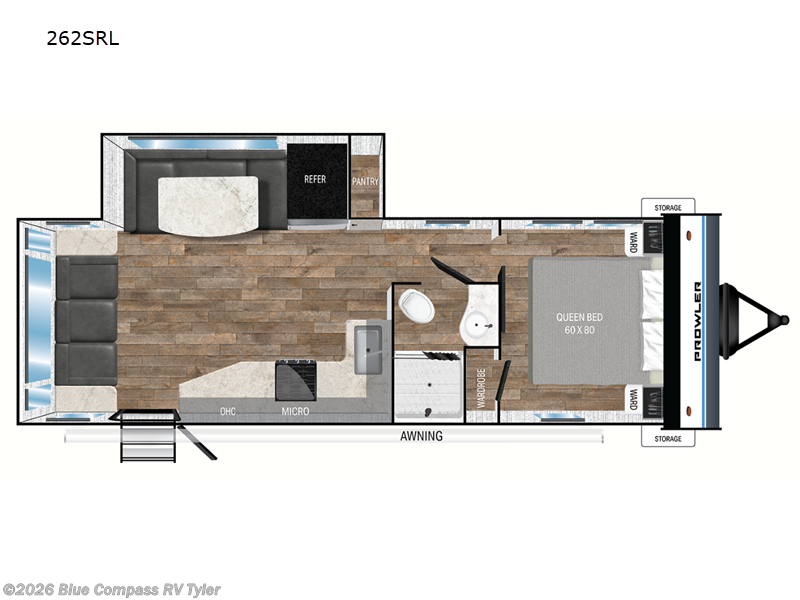 2024 Heartland Prowler 262SRL - Used Travel Trailer For Sale by Blue Compass RV Tyler in Tyler, Texas features Slideout