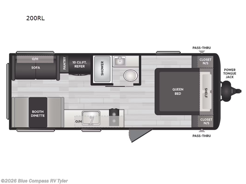 2024 Keystone Hideout 200RL - Used Travel Trailer For Sale by Blue Compass RV Tyler in Tyler, Texas
