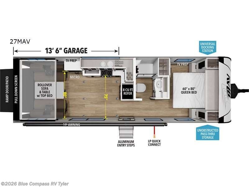 2027 Grand Design Momentum MAV 27MAV - New Toy Hauler For Sale by Blue Compass RV Tyler in Tyler, Texas