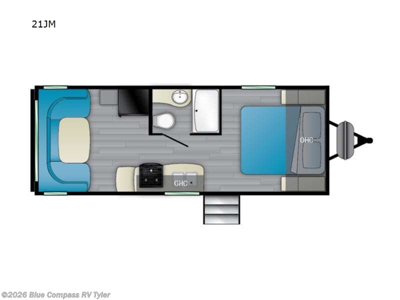 2021 Heartland Trail Runner 21JM - Used Travel Trailer For Sale by Blue Compass RV Tyler in Tyler, Texas