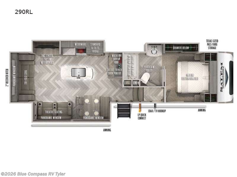2021 Forest River Salem Hemisphere 290RL - Used Fifth Wheel For Sale by Blue Compass RV Tyler in Tyler, Texas features Slideout