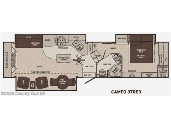 2012 Carriage Cameo 37RSQ - Used Fifth Wheel For Sale by Country Club RV in Yuma, Arizona