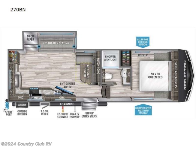 2023 Grand Design Reflection 150 Series 270BN - New Fifth Wheel For Sale by Country Club RV in Yuma, Arizona