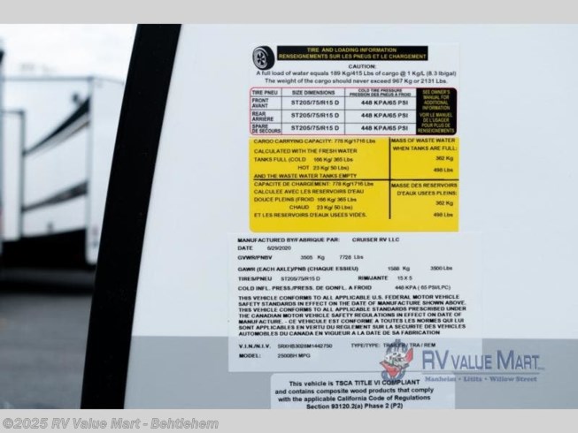 2021 Cruiser Rv Mpg 2500bh Rv For Sale In Bath Pa 18014 M1442750 Rvusa Com Classifieds