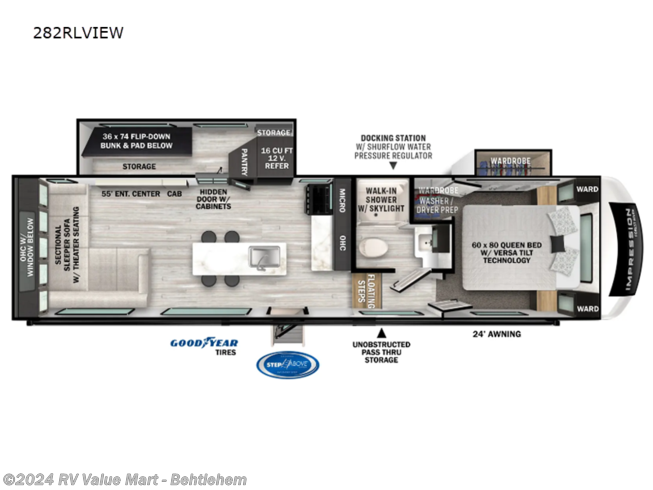 2024 Forest River Impression 282RLVIEW - New Fifth Wheel For Sale by RV Value Mart - Behtlehem in Bath, Pennsylvania