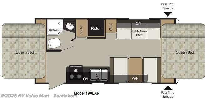 2011 Keystone Passport Express SL 190EXP - Used Travel Trailer For Sale by RV Value Mart - Behtlehem in Bath, Pennsylvania