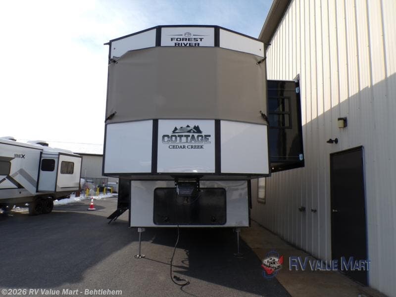 2026 Cedar Creek Cottage Fifth Wheels 413FWC by Forest River from RV Value Mart - Behtlehem in Bath, Pennsylvania