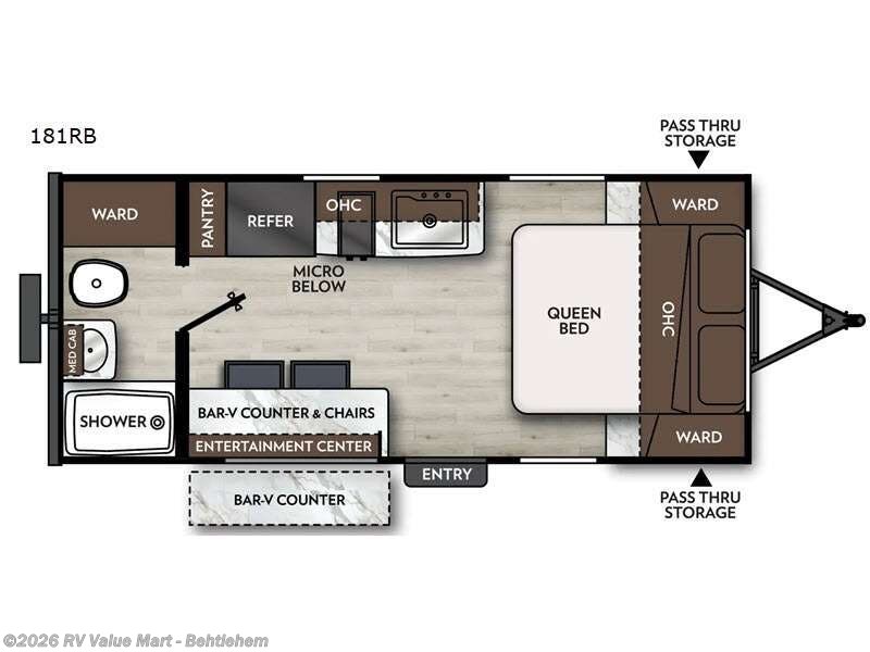 2026 Coachmen Apex Nano 181RB - New Travel Trailer For Sale by RV Value Mart - Behtlehem in Bath, Pennsylvania