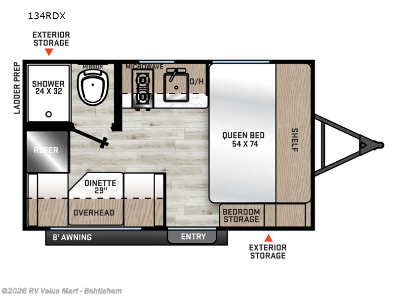 2026 Coachmen Catalina 134RDX - New Travel Trailer For Sale by RV Value Mart - Behtlehem in Bath, Pennsylvania