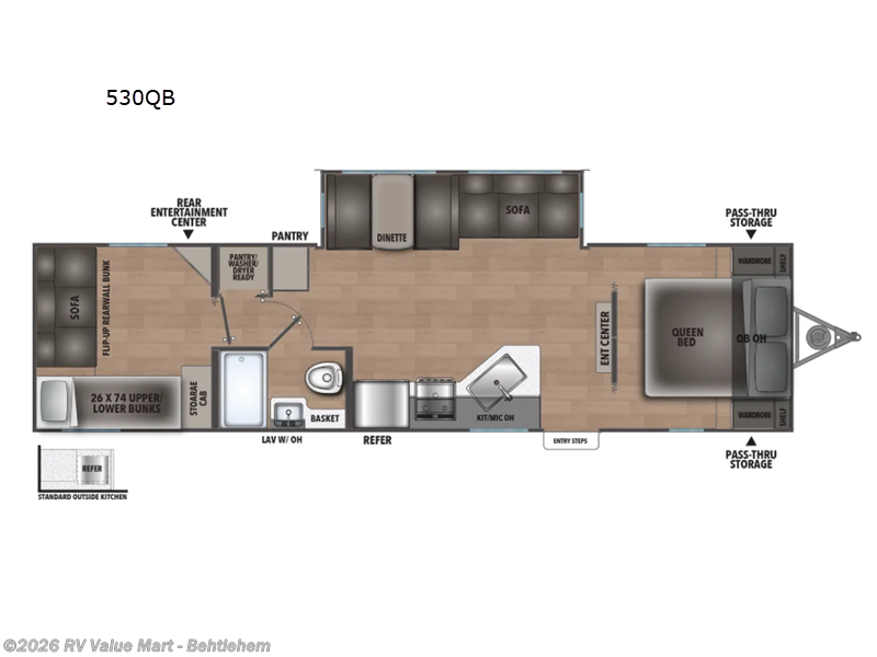 2025 Forest River i-5 Edition Shasta - Used Travel Trailer For Sale by RV Value Mart - Behtlehem in Bath, Pennsylvania features Slideout