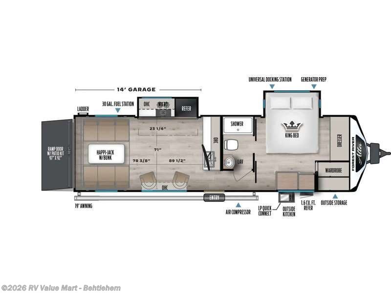 2027 East to West Alta 2870KTH - New Travel Trailer For Sale by RV Value Mart - Behtlehem in Bath, Pennsylvania