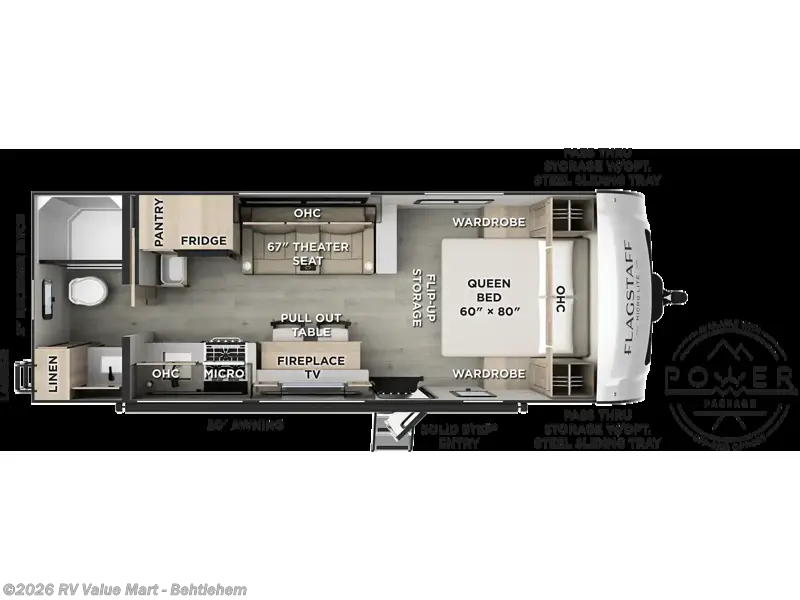 2027 Forest River Flagstaff 25FBT - New Travel Trailer For Sale by RV Value Mart - Behtlehem in Bath, Pennsylvania