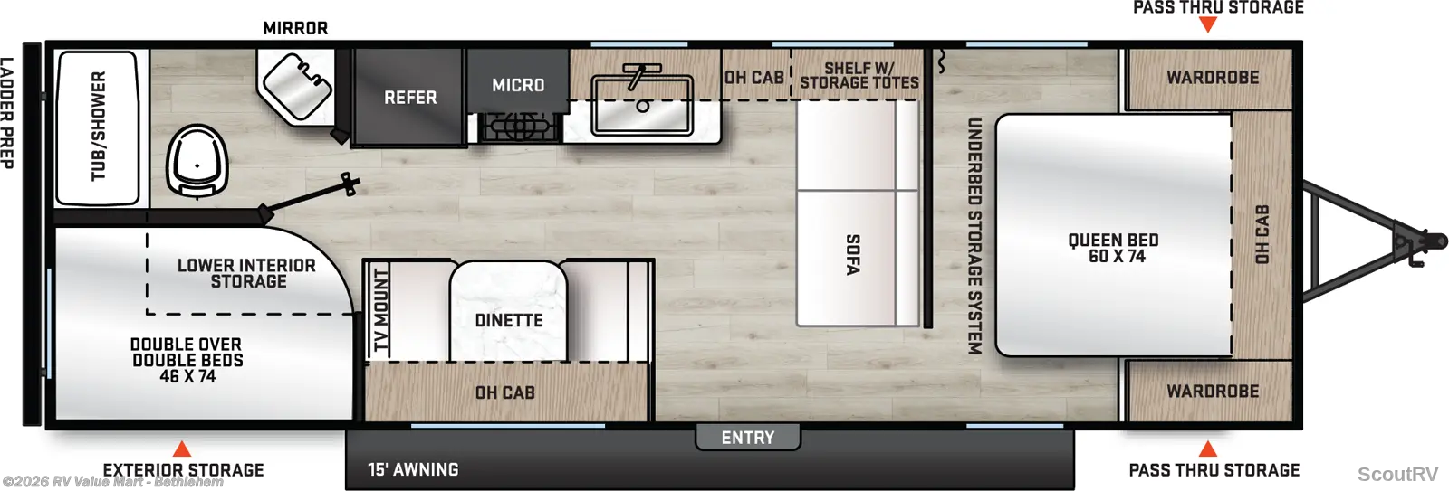 2026 Coachmen Catalina Summit Series 8 261BH - New Travel Trailer For Sale by RV Value Mart - Bethlehem in Bath, Pennsylvania