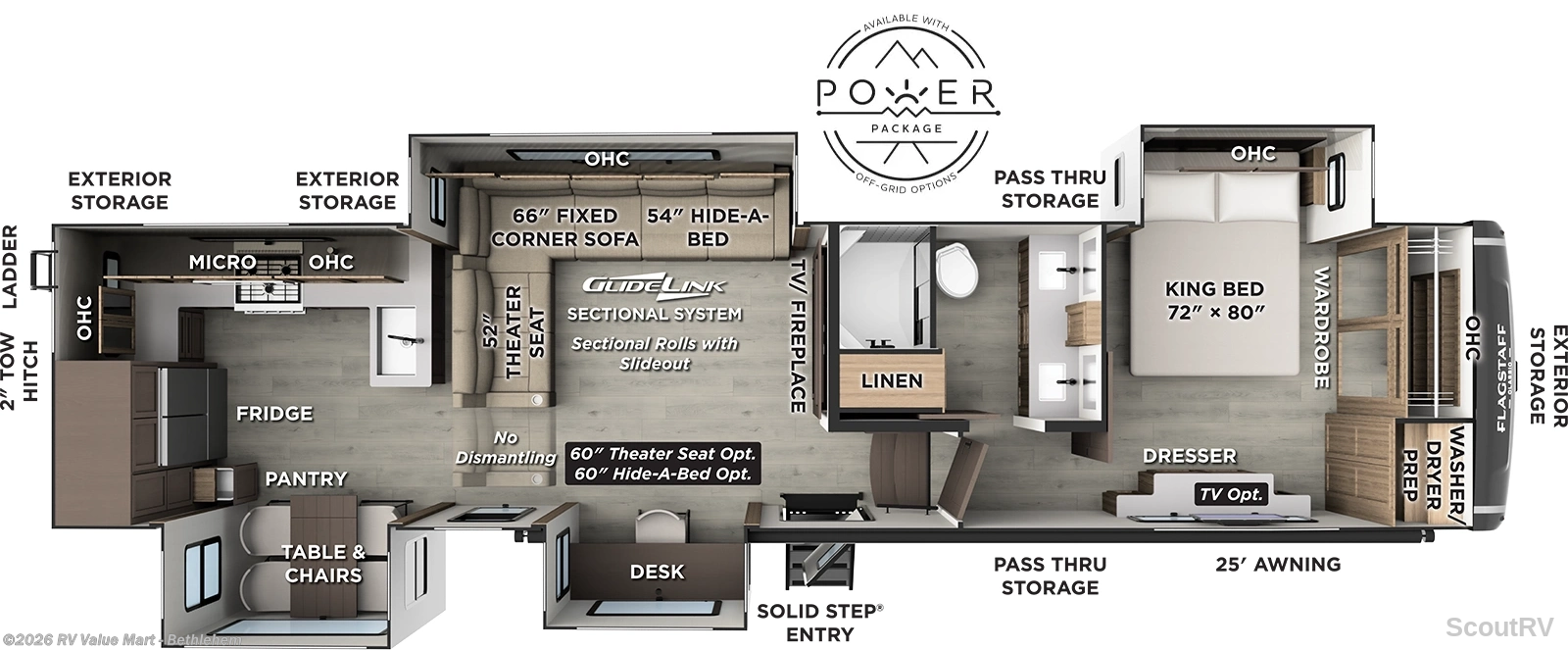 2026 Forest River Flagstaff Classic 404CRK - New Fifth Wheel For Sale by RV Value Mart - Bethlehem in Bath, Pennsylvania