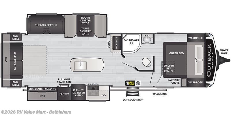 2023 Keystone Outback Ultra Lite 292URL - Used Travel Trailer For Sale by RV Value Mart - Bethlehem in Bath, Pennsylvania