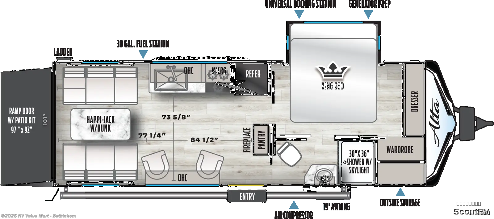 2026 East to West Alta 2400KTH - New Travel Trailer For Sale by RV Value Mart - Bethlehem in Bath, Pennsylvania