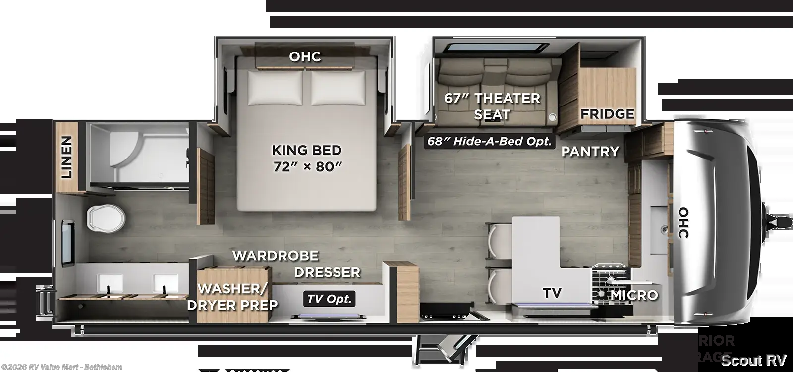 2027 Forest River Flagstaff Super Lite 26MBR - New Travel Trailer For Sale by RV Value Mart - Bethlehem in Bath, Pennsylvania
