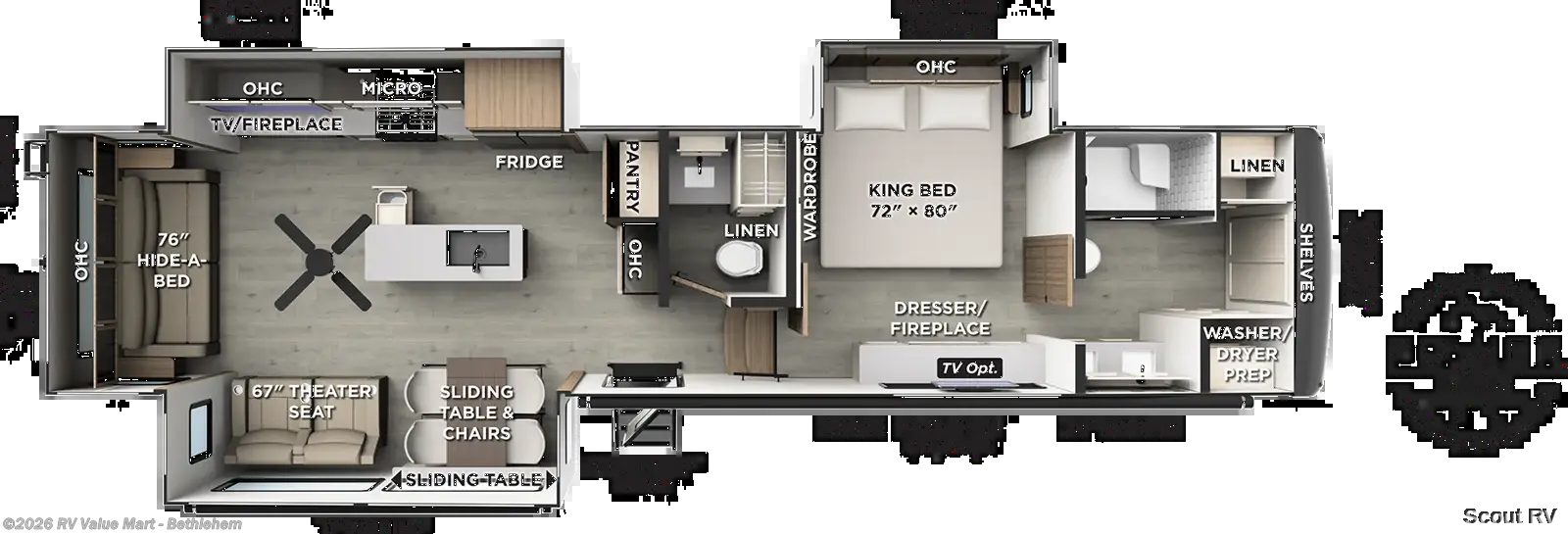 2027 Forest River Flagstaff Classic 401CFB - New Fifth Wheel For Sale by RV Value Mart - Bethlehem in Bath, Pennsylvania
