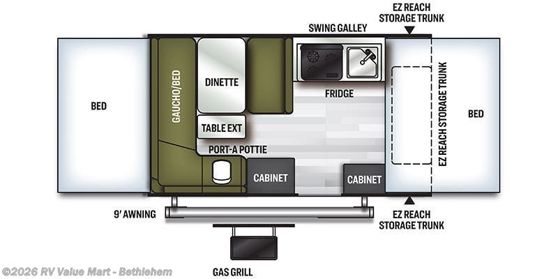 2022 Forest River Rockwood Freedom 1910ESP - Used Popup For Sale by RV Value Mart - Bethlehem in Bath, Pennsylvania