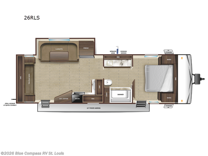 2026 Starcraft Autumn Ridge 26RLS - New Travel Trailer For Sale by Blue Compass RV St. Louis in Eureka, Missouri features Slideout