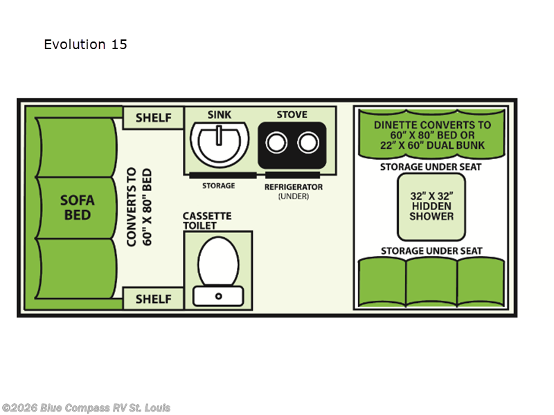 2023 Aliner Evolution 15 - Used Popup For Sale by Blue Compass RV St. Louis in Eureka, Missouri