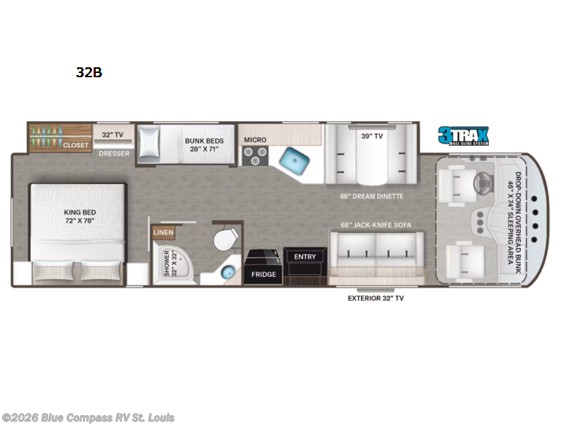 2023 Thor Motor Coach ACE 32B - Used Class A For Sale by Blue Compass RV St. Louis in Eureka, Missouri features Slideout