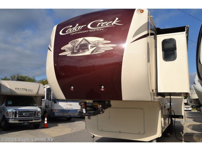 Used 2018 Forest River Cedar Creek Hathaway Edition 34RL2 available in Titusville, Florida