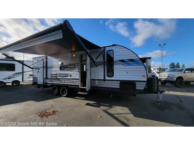 2022 Forest River Salem Cruise Lite 240BHXL - New Travel Trailer For Sale by South Hill RV Sales in Yelm, Washington features Air Conditioning, Fireplace, Oven, CO Detector, Furnace