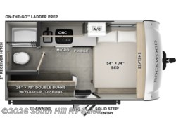 Stock Image for 2026 Forest River G13LE (options and colors may vary) 2026 Forest River Rockwood Geo Pro G13LE - New Travel Trailer for sale by South Hill RV Sales in Yelm, Washington