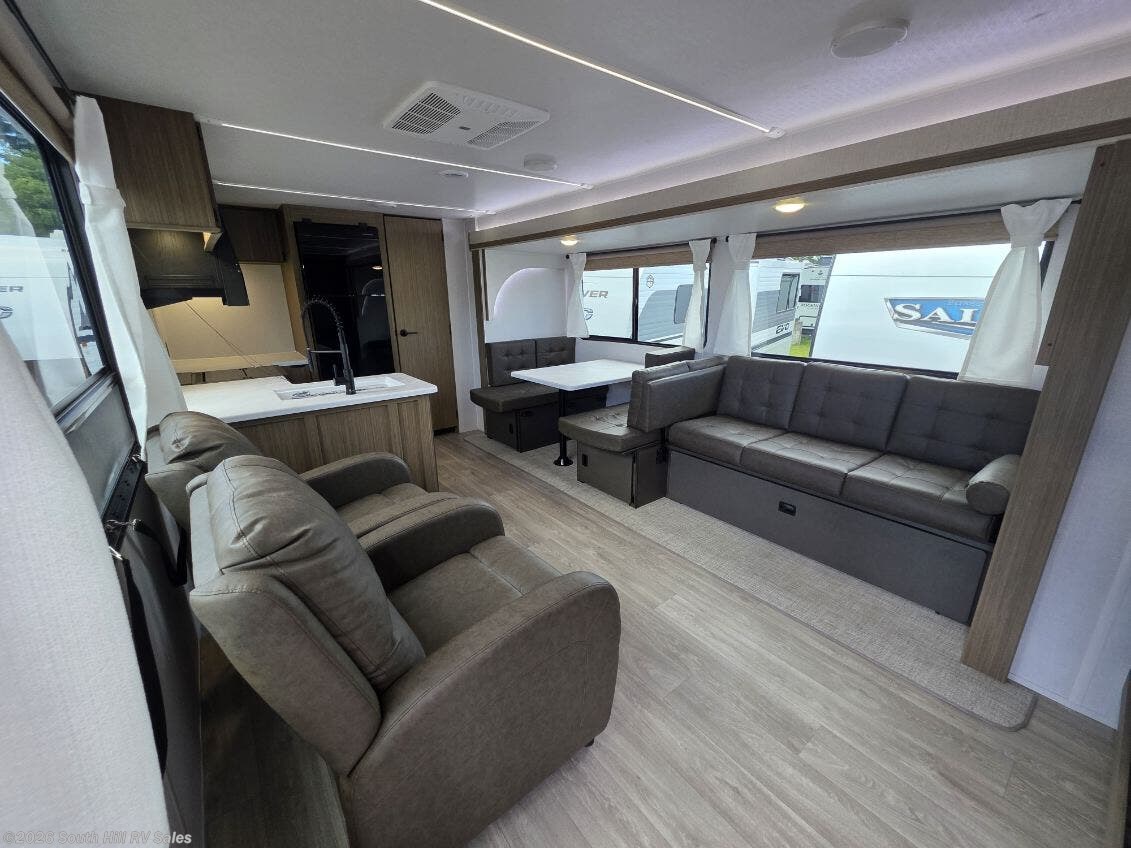 2027 Forest River Salem 27TKS - New Travel Trailer For Sale by South Hill RV Sales in Yelm, Washington features Refrigerator, Air Conditioning, Stove Top Burner, Power Awning, Stove