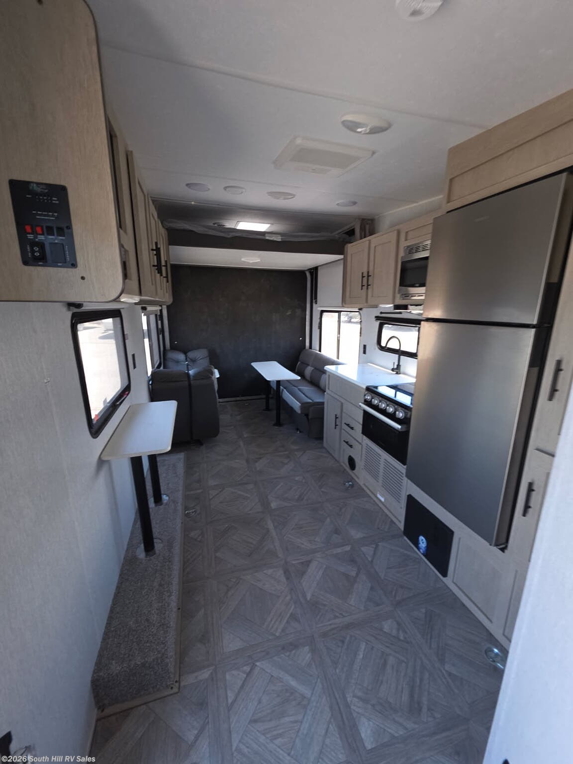 2023 Forest River EVO 2510RTX - Used Toy Hauler For Sale by South Hill RV Sales in Yelm, Washington features Microwave, Self Contained, Fire Extinguisher, Non-Smoking Unit, CO Detector