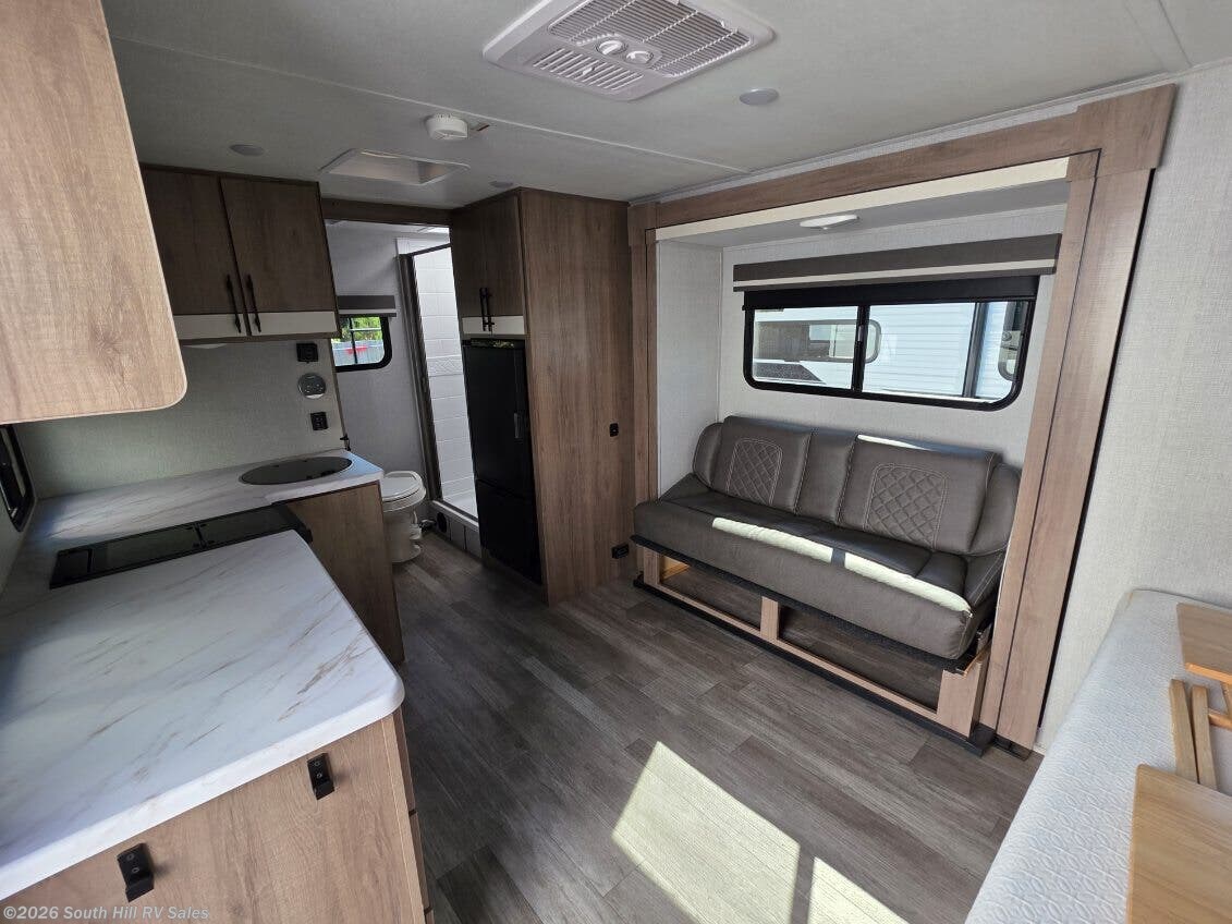 2023 Grand Design Imagine AIM 16ML - New Travel Trailer For Sale by South Hill RV Sales in Yelm, Washington features Ladder, Griddle, Solar Panel, Water Heater, Refrigerator