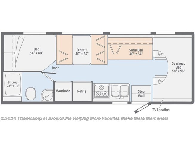 2019 Winnebago Outlook 25J - Used Class C For Sale by Travelcamp of Brooksville in Brooksville, Florida