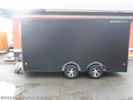 This is a 7.5 feet wide by 16 feet long plus the slant v-nose with 3 inches of extra height sitting on tandem 3500# spread axles with brakes on both and nice premium wheels.And this one has orange front paint and the rear is flat black. Inside is fully finish with white walls and the ceiling liner the floor is the very durable TPO flooring with a front upper cabinet done in the flat black color and it has 2 dome lights . Outside it has a rv style side door and a rear ramp door and rear canopy with lights in it and slide track system to tie down your toys premium tail lights and more #T-1170

AT DAYSPRING, IT IS OUR GOAL TO HELP YOU FIND THE RIGHT TRAILER FOR YOUR NEEDS.
IF WE DON&#39;T HAVE IT, WE WILL BE MORE THAN HAPPY TO ORDER IT FOR YOU.
WE WANT TO MAKE SURE THAT YOU HAVE THE RIGHT TRAILER AND ACCESSORIES TO FIT YOUR NEEDS.

CONTACT US AND HAVE A GREAT EXPERIENCE BUYING YOUR NEW TRAILER!

TRADES ARE NO PROBLEM; JUST LET US KNOW WHAT YOU HAVE.

FINANCING RATES ARE LOWER THROUGH CREDIT UNIONS .. WE ARE A CERTIFIED CUDL DEALER