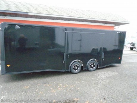 This is a all aluminum car hauler sitting on tandem 5200# torsion spread axles with brakes on both axles and nice premium wheels. fully finished interior with white walls and a white ceiling liner with a nice TPO flooring with a aluminum starter floor.The inside is a 24 foot floor.Cabinets both upper and lower cabinets. The best thing is this trailer has a elite escape door which is the best escape door out there on the market.It has the premium running lights package including reverse lights and The black out out package with upgraded dome lights

AT DAYSPRING, IT IS OUR GOAL TO HELP YOU FIND THE RIGHT TRAILER FOR YOUR NEEDS.
IF WE DON&#39;T HAVE IT, WE WILL BE MORE THAN HAPPY TO ORDER IT FOR YOU.
WE WANT TO MAKE SURE THAT YOU HAVE THE RIGHT TRAILER AND ACCESSORIES TO FIT YOUR NEEDS.

CONTACT US AND HAVE A GREAT EXPERIENCE BUYING YOUR NEW TRAILER!

TRADES ARE NO PROBLEM; JUST LET US KNOW WHAT YOU HAVE.

FINANCING RATES ARE LOWER THROUGH CREDIT UNIONS. WE ARE A CERTIFIED CUDL DEALER