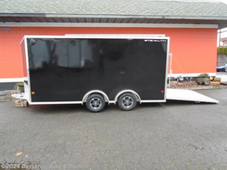 This the prefect Atv/Utv trailer. First it is all aluminum. It is 7.5 feet wide by 16 feet long with the inside is 7 feet one inch tall and the rear door opening is 81 inches tail. It has 3500# torsion spread axles with brakes on both axles and premium wheels for a nice ride with white luan ceiling liner The flooring is advance decking which is fully water prof. All led running lights. And a sliding window. This one has slide track for easy tie down points. Come check out this sharp trailer

AT DAYSPRING, IT IS OUR GOAL TO HELP YOU FIND THE RIGHT TRAILER FOR YOUR NEEDS.
IF WE DON&#39;T HAVE IT, WE WILL BE MORE THAN HAPPY TO ORDER IT FOR YOU.
WE WANT TO MAKE SURE THAT YOU HAVE THE RIGHT TRAILER AND ACCESSORIES TO FIT YOUR NEEDS.

CONTACT US AND HAVE A GREAT EXPERIENCE BUYING YOUR NEW TRAILER!

TRADES ARE NO PROBLEM; JUST LET US KNOW WHAT YOU HAVE.

FINANCING RATES ARE LOWER THROUGH CREDIT UNIONS WE ARE A CERTIFIED CUDL DEALER