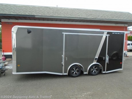 This is a all aluminum car hauler sitting on tandem 3500# torsion spread axles with brakes on both axles and nice premium wheels. fully finished interior with white walls and a white ceiling liner with a nice TPO flooring with a aluminum starter floor. The inside is a 20 foot floor.. The best thing is this trailer has a elite escape door which is the best escape door out there on the market. It has rear spoiler with loading lights and more

AT DAYSPRING, IT IS OUR GOAL TO HELP YOU FIND THE RIGHT TRAILER FOR YOUR NEEDS.
IF WE DON&#39;T HAVE IT, WE WILL BE MORE THAN HAPPY TO ORDER IT FOR YOU.
WE WANT TO MAKE SURE THAT YOU HAVE THE RIGHT TRAILER AND ACCESSORIES TO FIT YOUR NEEDS.
CONTACT US AND HAVE A GREAT EXPERIENCE BUYING YOUR NEW TRAILER!
TRADES ARE NO PROBLEM; JUST LET US KNOW WHAT YOU HAVE.
FINANCING RATES ARE LOWER THROUGH CREDIT UNIONS WE ARE A CERTIFIED CUDL DEALER