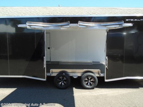This is a all aluminum car hauler sitting on tandem 5200# torsion spread axles that have a 45 degree down turn for more ground clearance with brakes on both axles and nice premium wheels. fully finished interior with white walls and a white ceiling liner and 12 inches of extra height with a nice TPO flooring with a aluminum starter floor. The inside is a 24 foot floor.. The best thing is this trailer has a elite escape door which is the best escape door out there on the market. It has rear spoiler with loading lights and a 48&quot; rv style side door with a pull out aluminum step and upgrade dome lights to 18&quot; led lights more
AT DAYSPRING, IT IS OUR GOAL TO HELP YOU FIND THE RIGHT TRAILER FOR YOUR NEEDS.
IF WE DON&#39;T HAVE IT, WE WILL BE MORE THAN HAPPY TO ORDER IT FOR YOU.
WE WANT TO MAKE SURE THAT YOU HAVE THE RIGHT TRAILER AND ACCESSORIES TO FIT YOUR NEEDS.
CONTACT US AND HAVE A GREAT EXPERIENCE BUYING YOUR NEW TRAILER!
TRADES ARE NO PROBLEM; JUST LET US KNOW WHAT YOU HAVE.
FINANCING RATES ARE LOWER THROUGH CREDIT UNIONS WE ARE A CERTIFIED CUDL DEALER