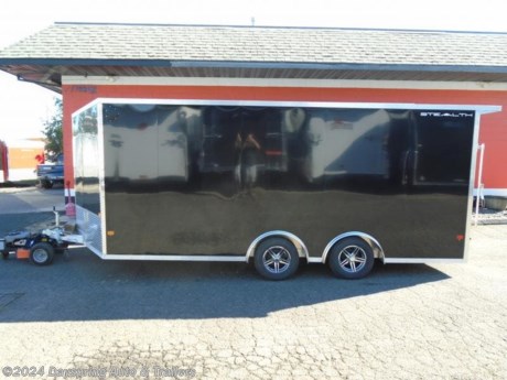 This the prefect Atv/Utv trailer. First it is all aluminum. It is 8.5 feet wide by 18 feet long with the inside is 6.9 feet one inch tall and the rear door opening is 78 inches tail. It has tandem 3500# torsion spread axles with brakes on both axles and premium wheels for a nice ride with The flooring is tpo coin rubber flooring which is fully water prof. All led running lights. And a side sliding window white walls and ceiling . This one has slide track for easy tie down points. Come check out this sharp trailer and a rear spoiler with loading lights

AT DAYSPRING, IT IS OUR GOAL TO HELP YOU FIND THE RIGHT TRAILER FOR YOUR NEEDS.
IF WE DON&#39;T HAVE IT, WE WILL BE MORE THAN HAPPY TO ORDER IT FOR YOU.
WE WANT TO MAKE SURE THAT YOU HAVE THE RIGHT TRAILER AND ACCESSORIES TO FIT YOUR NEEDS.
CONTACT US AND HAVE A GREAT EXPERIENCE BUYING YOUR NEW TRAILER!
TRADES ARE NO PROBLEM; JUST LET US KNOW WHAT YOU HAVE.
FINANCING RATES ARE LOWER THROW CREDIT UNIONS WE ARE A CERTIFIED CUDL DEALER