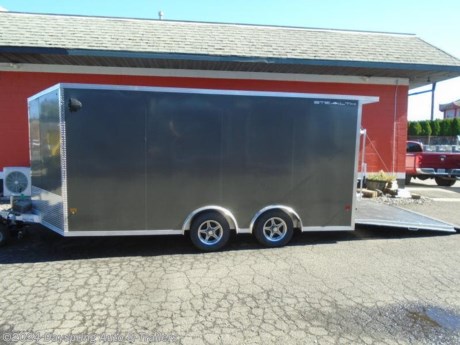 This the prefect Atv/Utv trailer. First it is all aluminum. It is 8.5 feet wide by 16 feet long with the inside is 7 feet tall and the rear door opening is 81 inches tail. It has 3500# torsion spread axles with brakes on both axles and premium wheels for a nice ride and white luan ceiling and white walls The flooring is tpo flooring which is fully waterproof. All led running lights. A rear spoiler with loading lights. This one has slide track for easy tie down points. A 18x24 sliding window Come check out this sharp trailer . This trailer has a small dent in the chrome nose

AT DAYSPRING, IT IS OUR GOAL TO HELP YOU FIND THE RIGHT TRAILER FOR YOUR NEEDS.
IF WE DON&#39;T HAVE IT, WE WILL BE MORE THAN HAPPY TO ORDER IT FOR YOU.
WE WANT TO MAKE SURE THAT YOU HAVE THE RIGHT TRAILER AND ACCESSORIES TO FIT YOUR NEEDS.

CONTACT US AND HAVE A GREAT EXPERIENCE BUYING YOUR NEW TRAILER!

TRADES ARE NO PROBLEM; JUST LET US KNOW WHAT YOU HAVE.

FINANCING RATES ARE LOWER THROUGH CREDIT UNIONS WE ARE A CERTIFIED CUDL DEALER