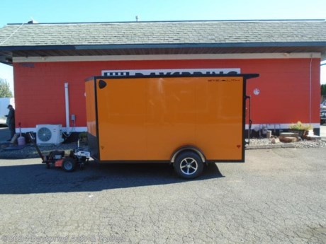 This is a custom build trailer. This is a all aluminum Alcom Stealth Enclosed trailer. That is 7 feet wide by 12 feet long sitting on a 3500# axle with brakes and premium wheels, nice white walls and ceiling, with 2 18&#39; dome lights for lots of light and a battery and a rear spoiler with loading lights, front overhead cabinet,nice tpo coin flooring, outside modelings have been powder coated black and finished in orange come check this one out

AT DAYSPRING, IT IS OUR GOAL TO HELP YOU FIND THE RIGHT TRAILER FOR YOUR NEEDS.

IF WE DON&#39;T HAVE IT, WE WILL BE MORE THAN HAPPY TO ORDER IT FOR YOU.
WE WANT TO MAKE SURE THAT YOU HAVE THE RIGHT TRAILER AND ACCESSORIES TO FIT YOUR NEEDS.

CONTACT US AND HAVE A GREAT EXPERIENCE BUYING YOUR NEW TRAILER!

TRADES ARE NO PROBLEM; JUST LET US KNOW WHAT YOU HAVE.

FINANCING RATES CREDIT UNION HAVE LOW RATES WE ARE A CERTIFIED CUDL DEALER