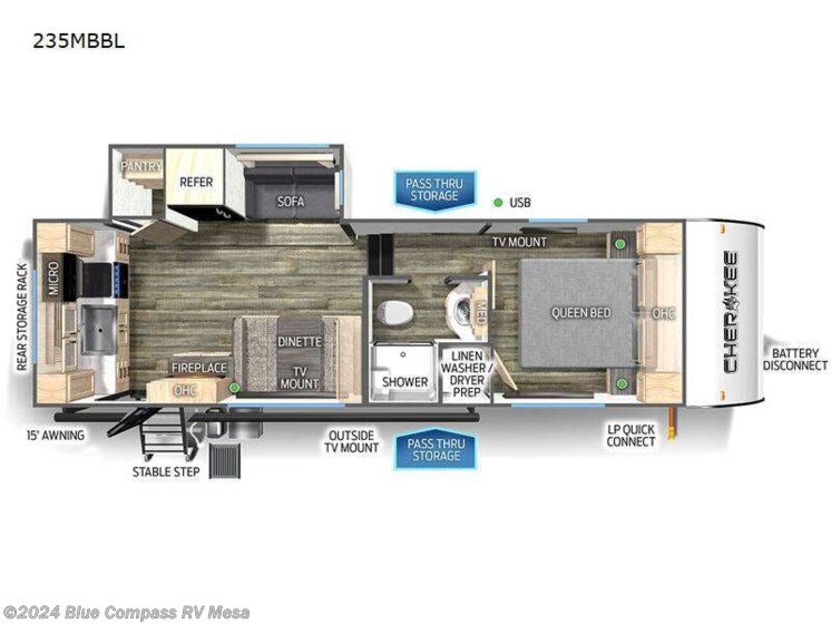 New 2024 Forest River Cherokee Black Label 235MBBL available in Mesa, Arizona