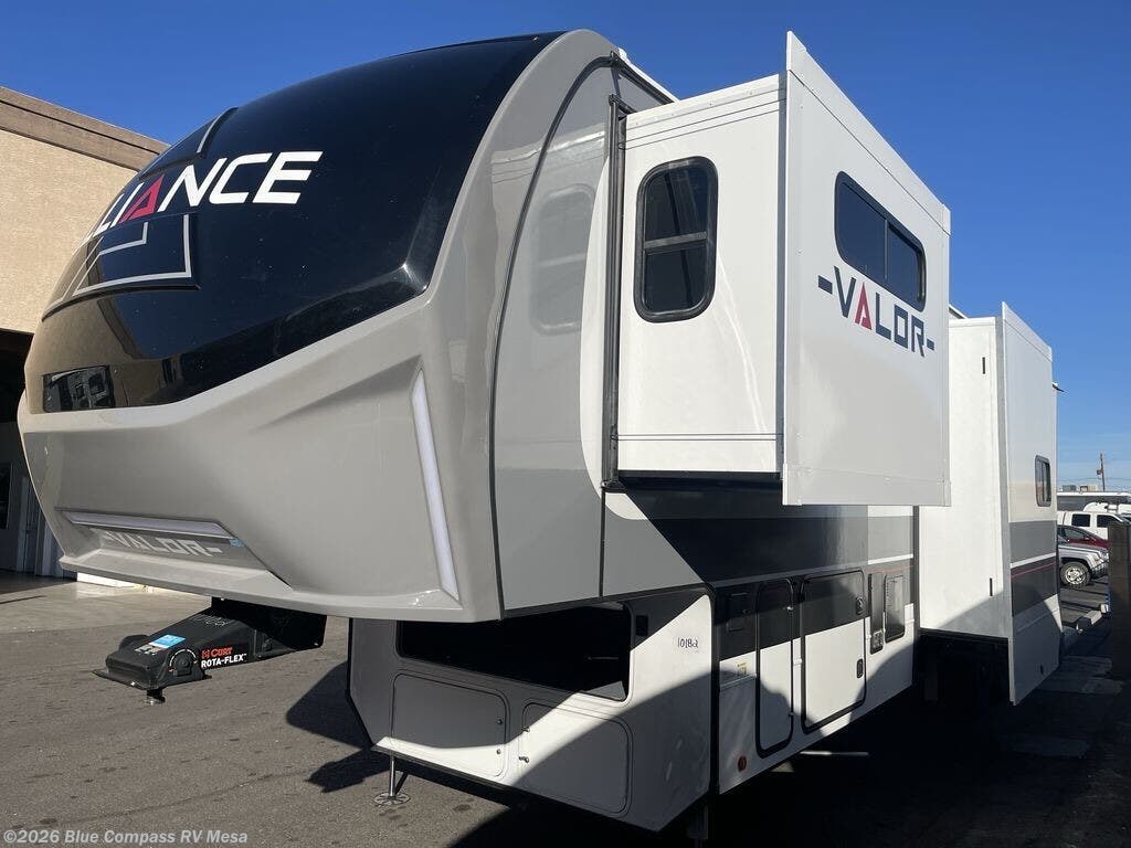 2025 Alliance RV Valor 36V11 - New Toy Hauler For Sale by Blue Compass RV Mesa in Mesa, Arizona features Slideout