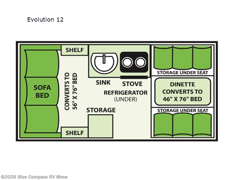 2026 Aliner Evolution 12 - New Popup For Sale by Blue Compass RV Mesa in Mesa, Arizona
